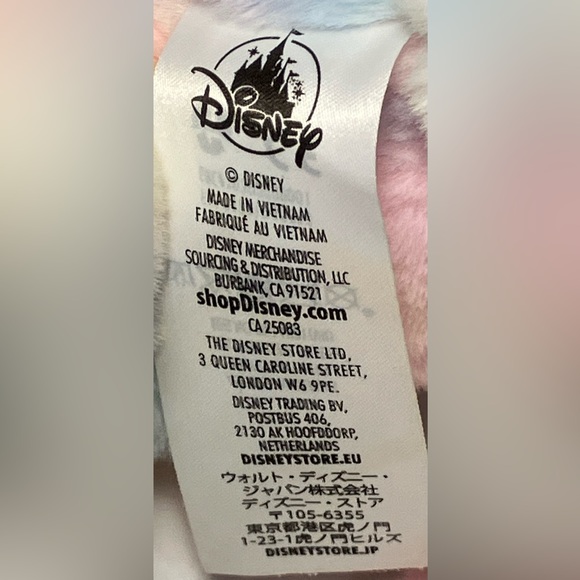 Disney Store 2020 Minnie Mouse 18" Plush Easter Bunny Tie Dye Disney Storei 2020 - Picture 8 of 9